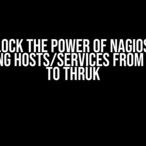 Unlock the Power of Nagios XI: Displaying Hosts/Services from Nagios XI to Thruk